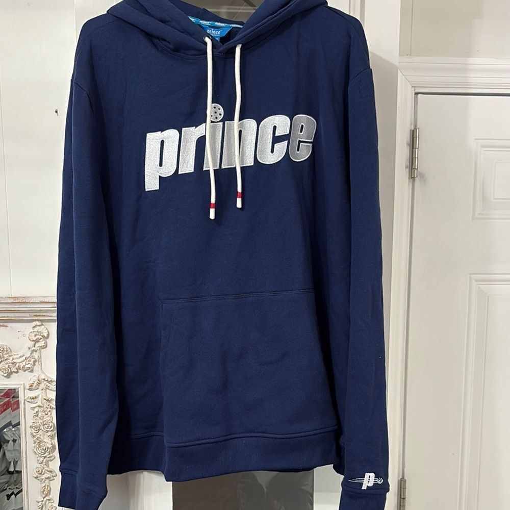 NWT Prince Blue Pickleball Hooded Sweatshirt size XL